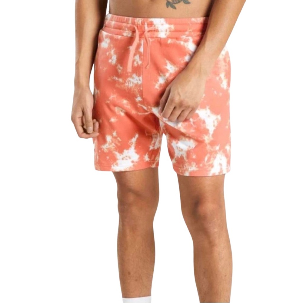 Gymshark Orange Tie Dye Restore Shorts Size Small